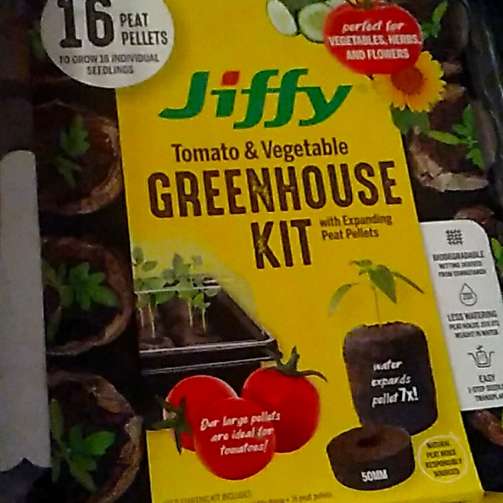 🍅 Jiffy Greenhouse 16 Organic Pellets
